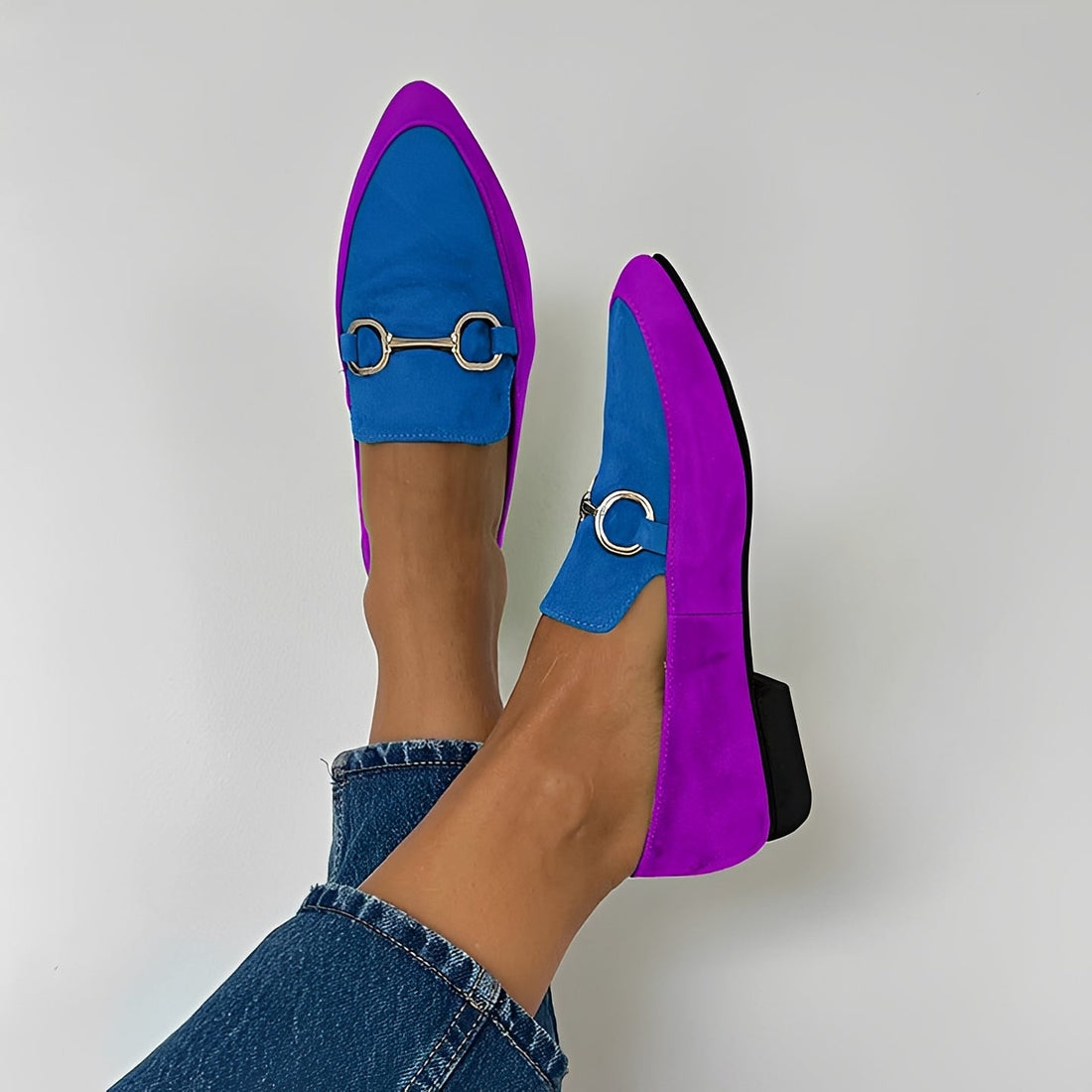 Vinnie - Mocassins Élégants et Colorés à Bout Pointu