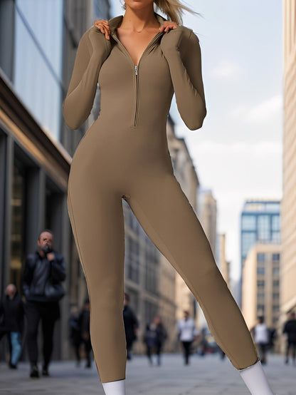 Thea - Body moulant avec zip pour femmes