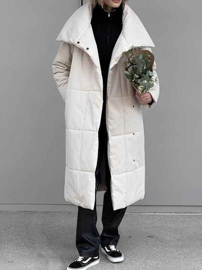 Adaline - Manteau long et chaud matelassé pour femmes