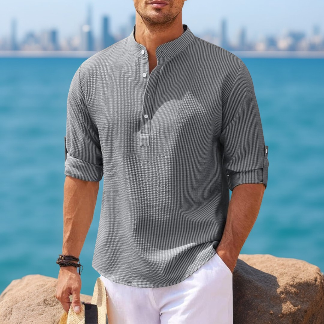 Recmar - Chemise d'été élégante pour homme