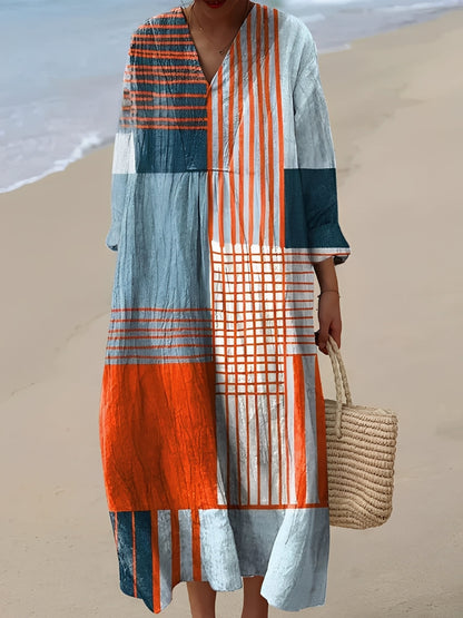 Jean - Elegantes und weites knielanges Kleid für Damen