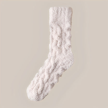 Neely - Chaussettes unisexes chaudes en polaire velours