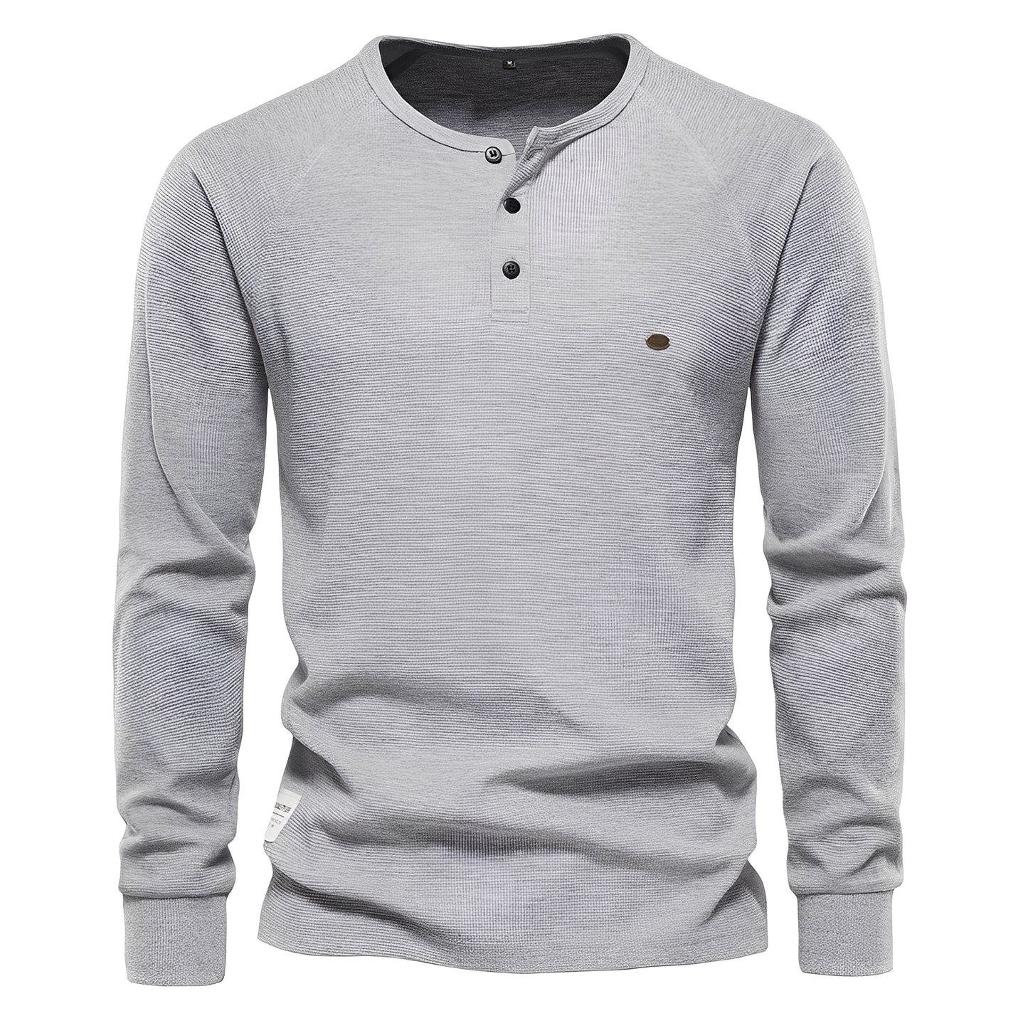 Joachim - Chemise à manches longues en tissu gaufré pour homme