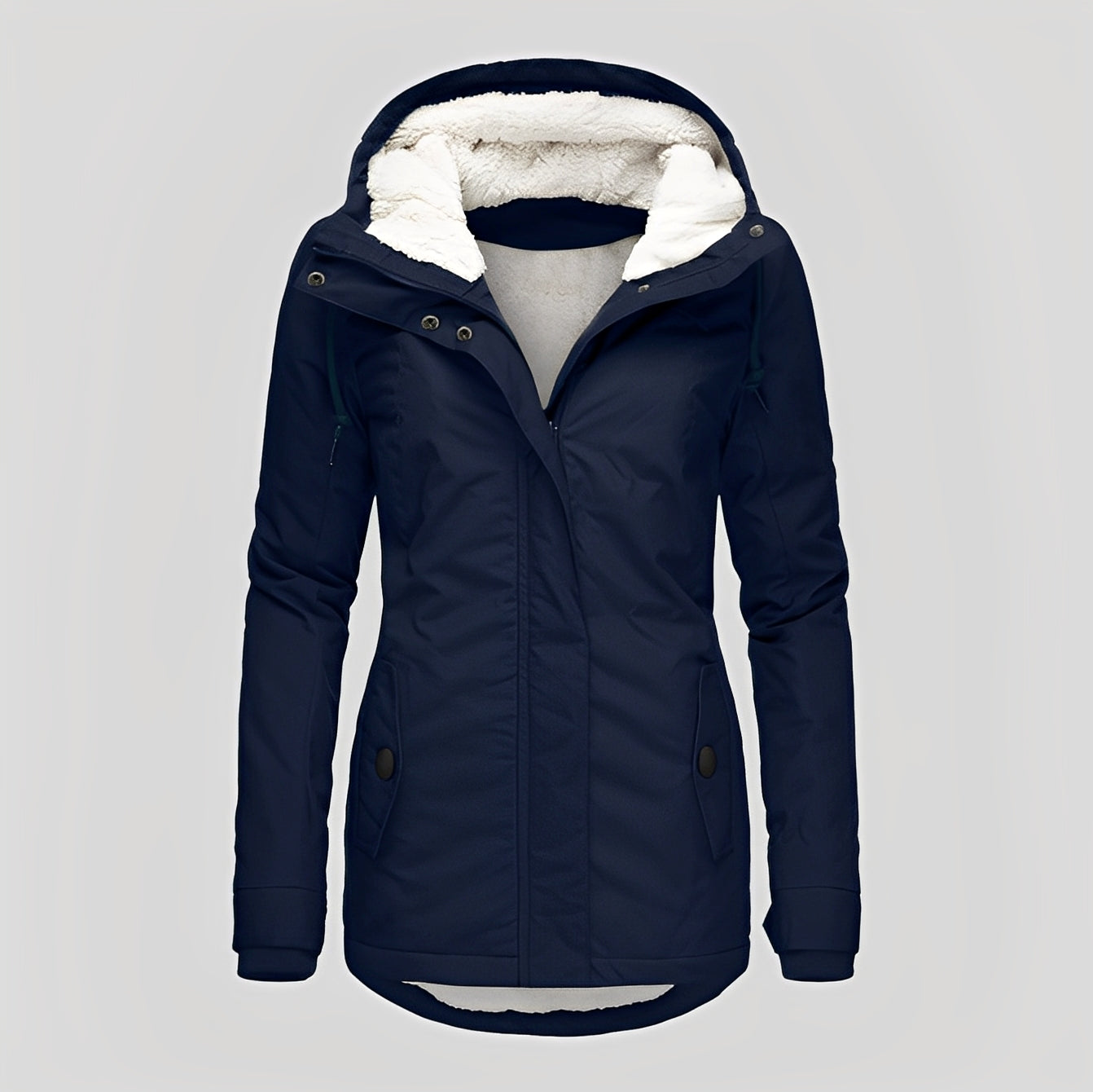 Earleen - Veste chaude en polaire Sherpa pour femmes