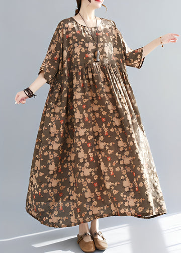 Mariam - Robe élégante et ample à ourlet large pour femmes