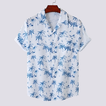 Ronan - Chemise homme élégante à motif hawaïen