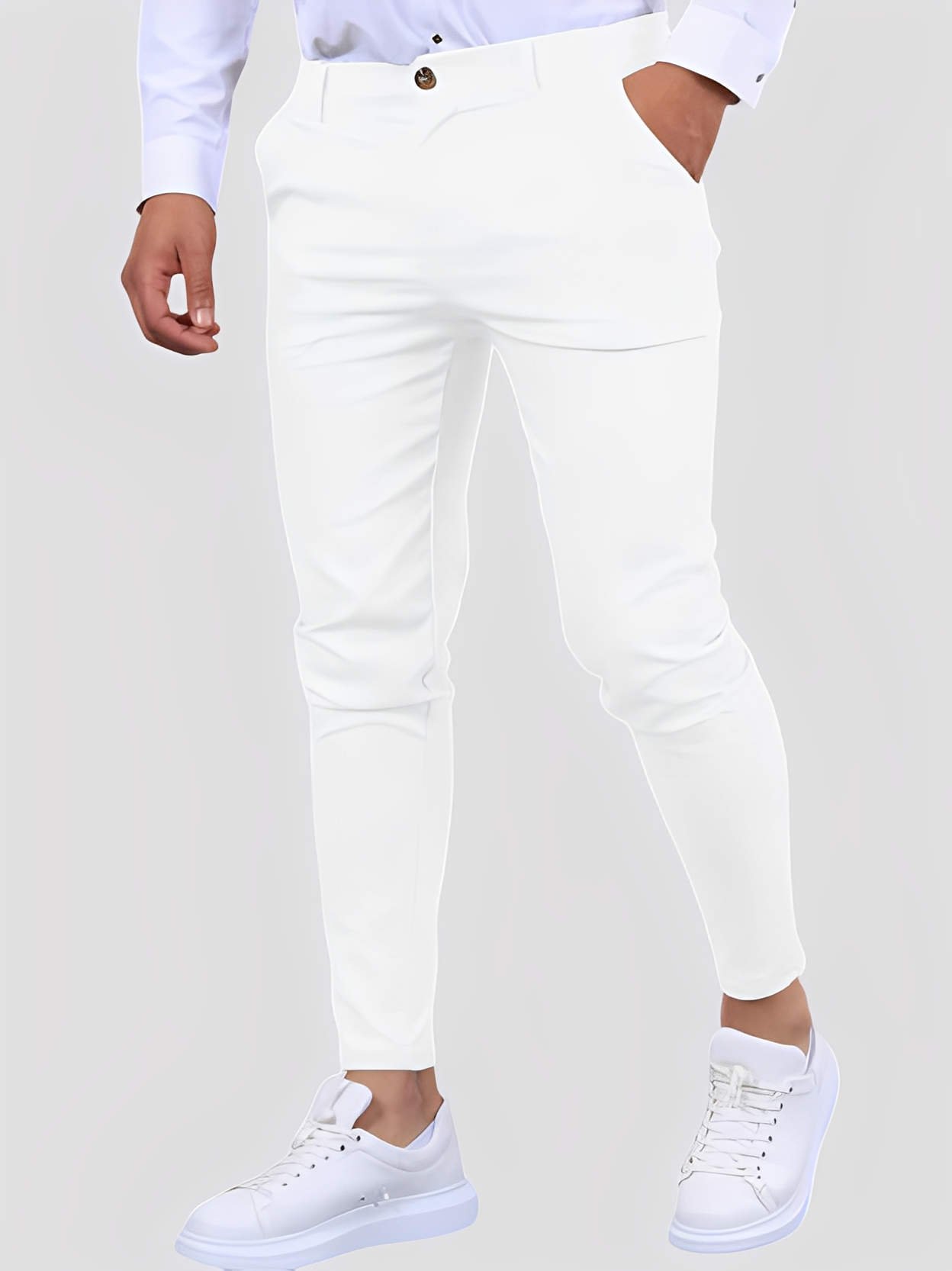 Shelton - Pantalon pour homme, extensible, décontracté et ajusté