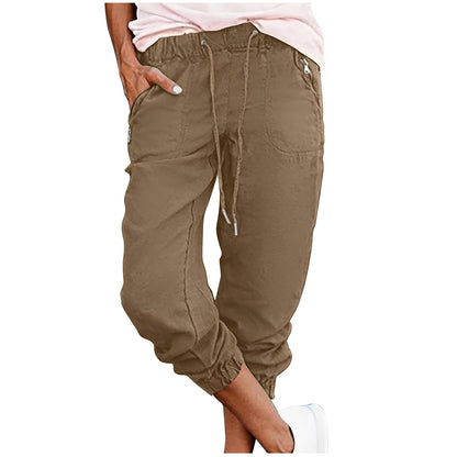 Nina - Pantalon cargo décontracté et élastique pour femmes