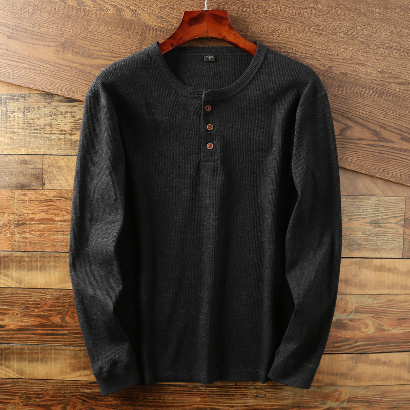 Samuel - Chemise longue vintage en maille pour homme