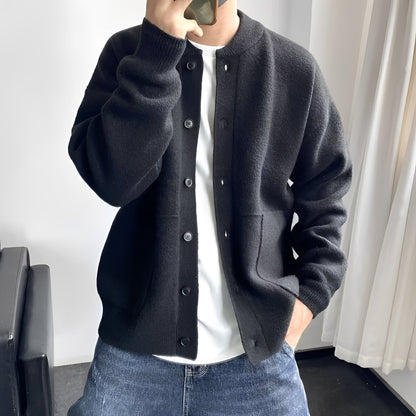 Josh - Contemporary wide wool jacket for men