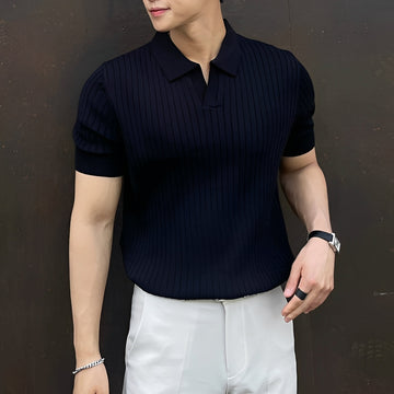 Melvin - Polo homme à manches courtes et style décontracté