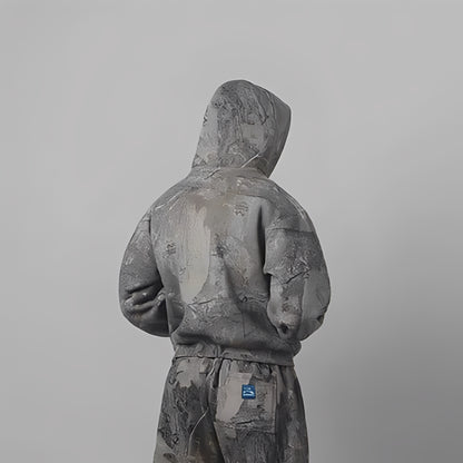 Anya - Hoodie Relaxe Confort Camouflage