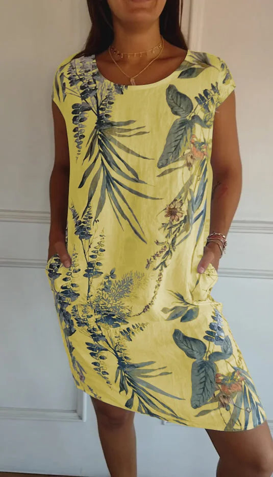Britt – Robe Imprimée Col Rond