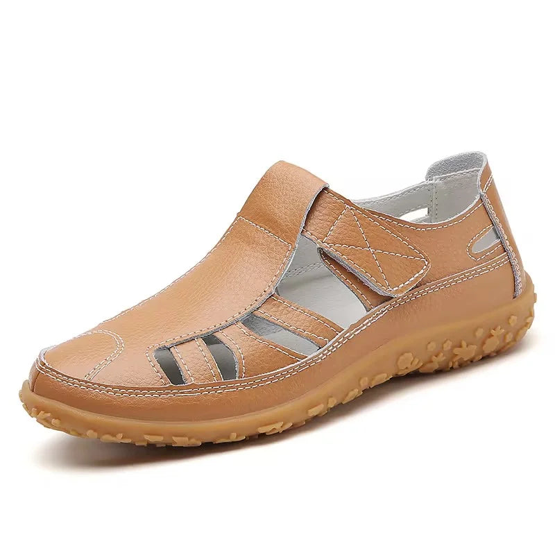 Marshana - Sandales confortables antidérapantes pour femmes, avec soutien orthopédique