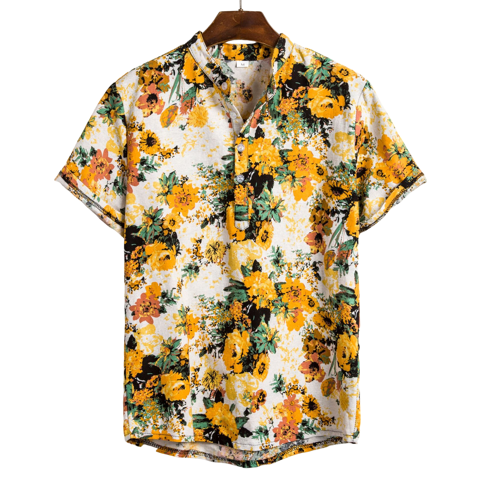 Freddy - Chemise confortable à motif floral pour hommes