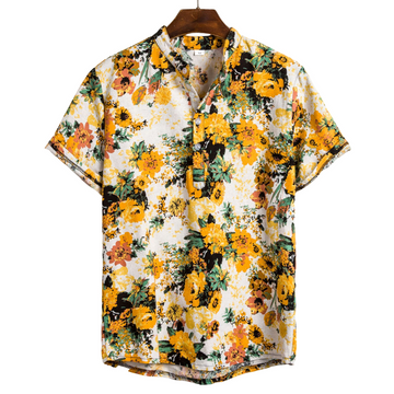 Freddy - Chemise confortable à motif floral pour hommes