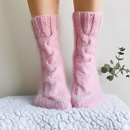 Dorothy - Chaussettes en laine tricotée chaudes pour femmes
