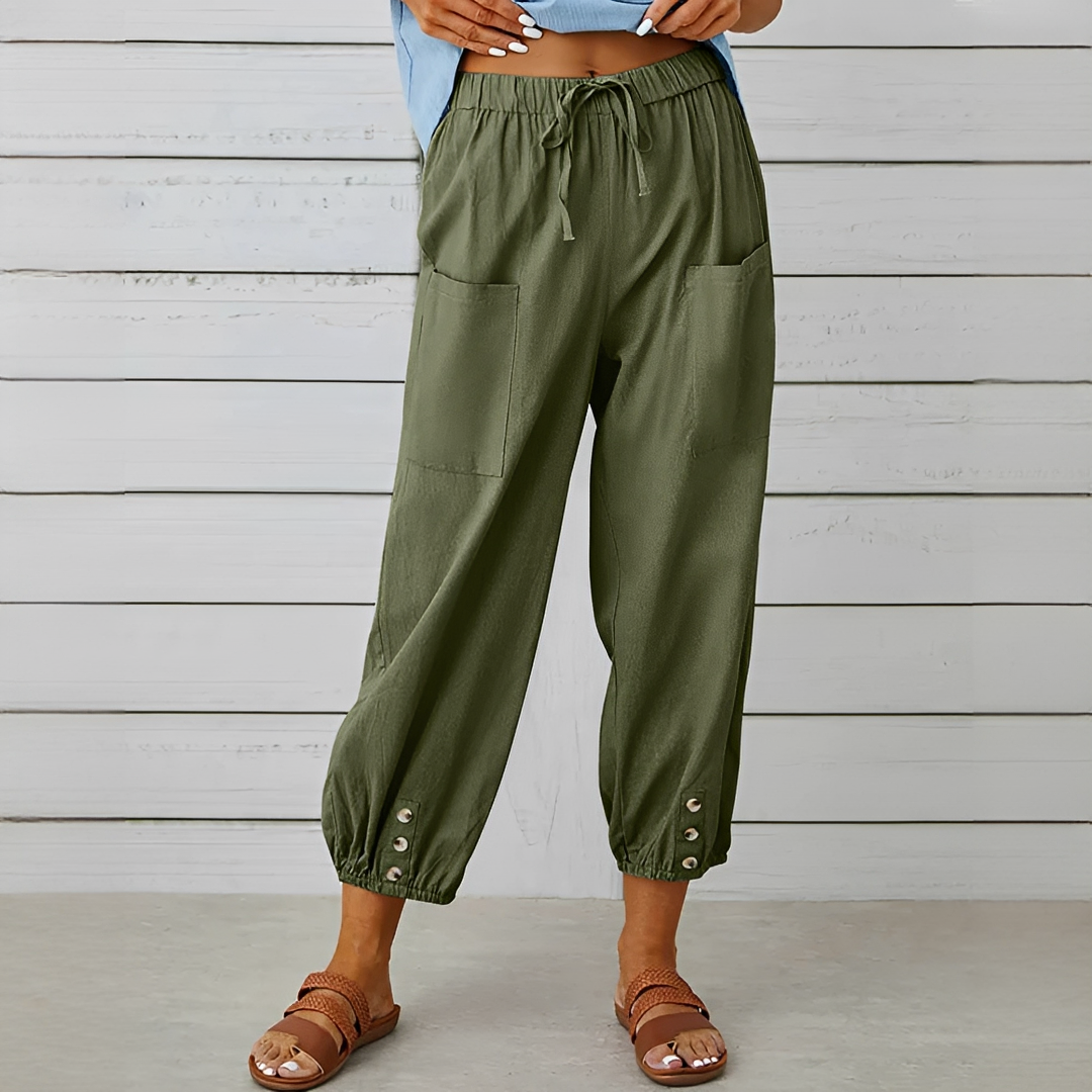 Scarlett - Pantalon confortable à cordon