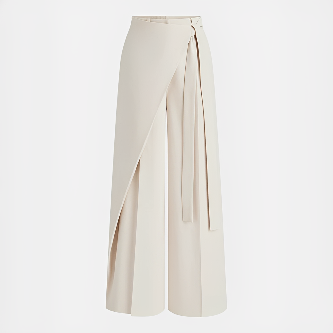 Leilani - Pantalon large asymétrique