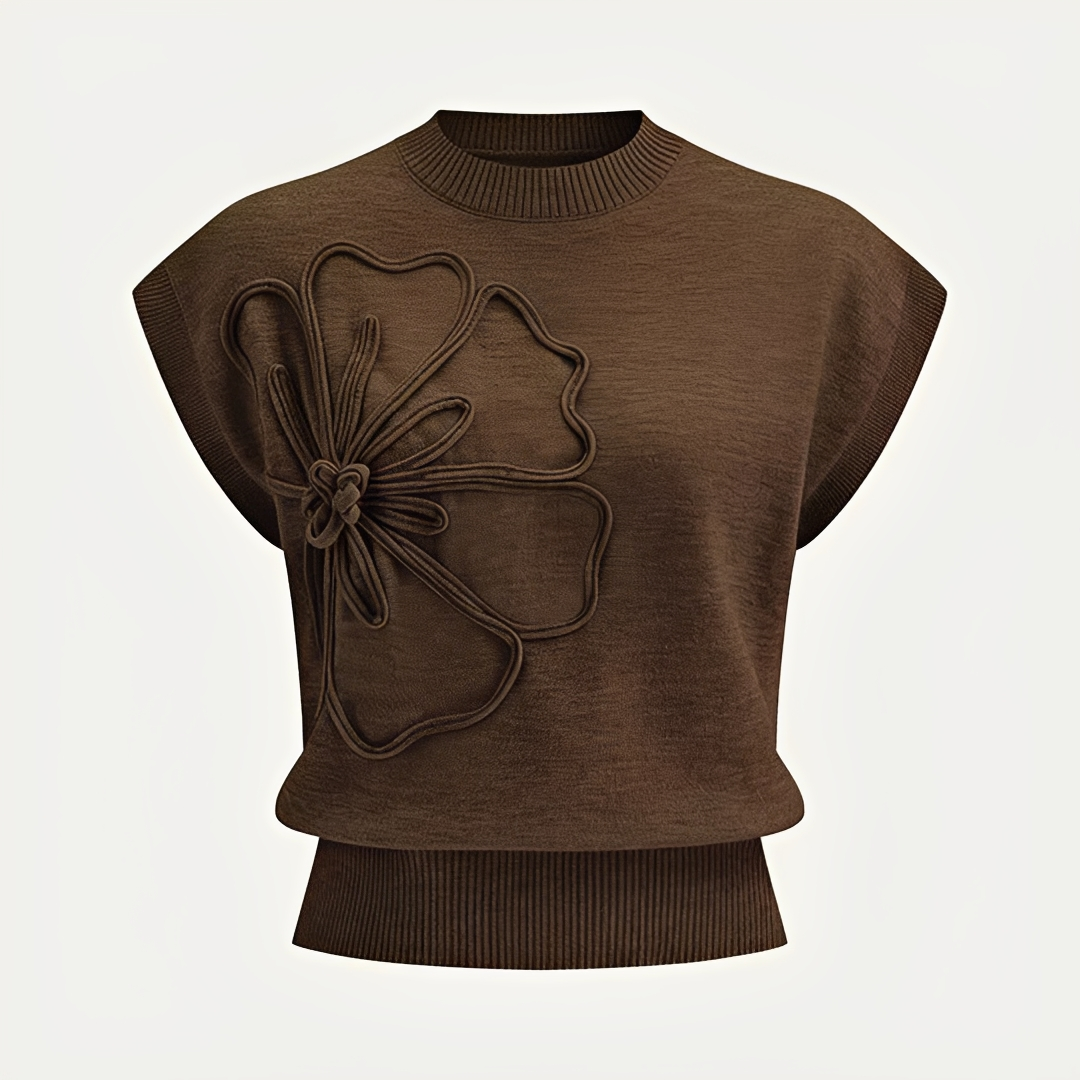 Jocelyn - Haut décontracté avec motif floral
