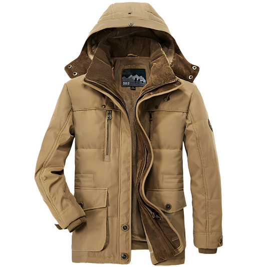 Bruce - Veste à capuche stylée avec doublure chaude pour hommes