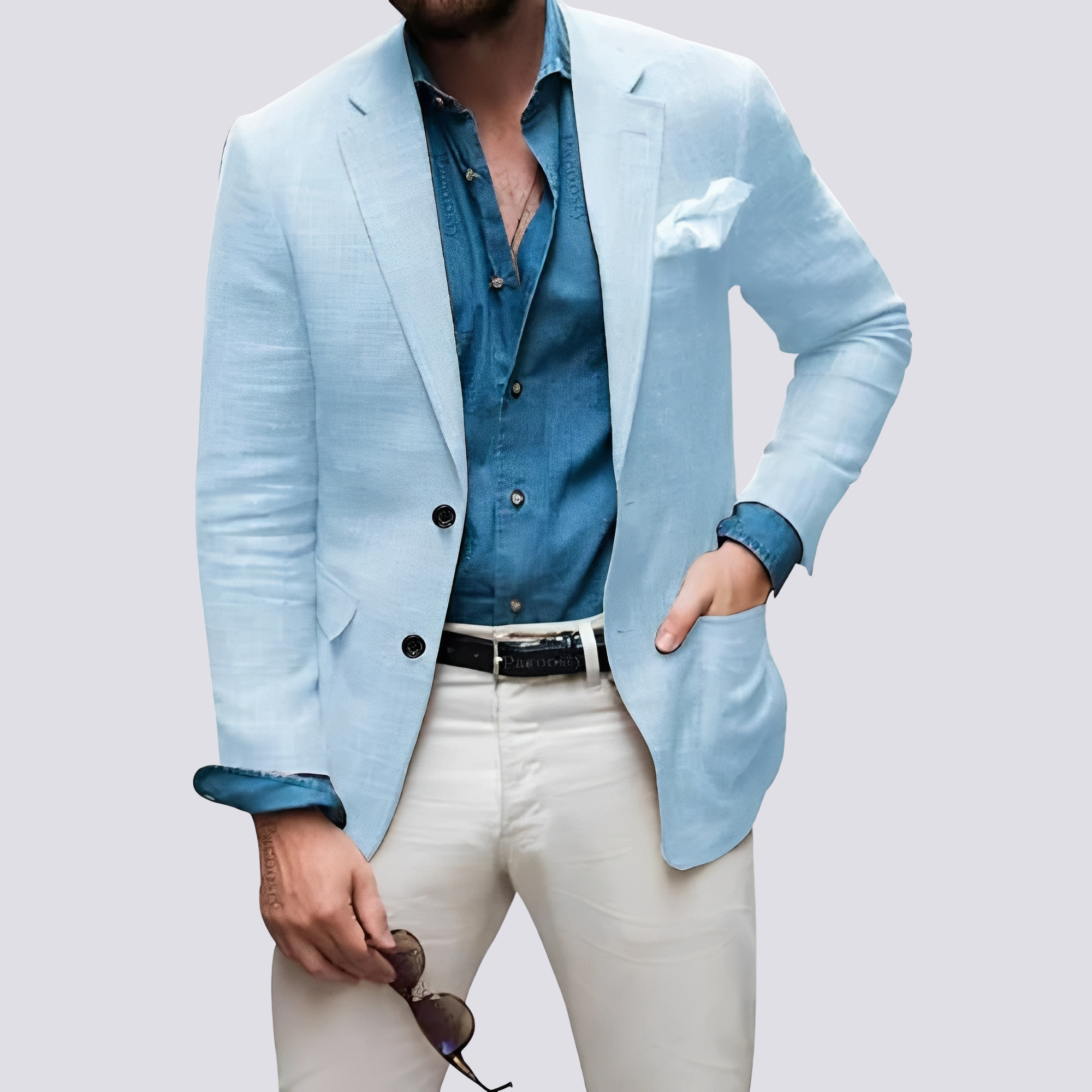 Glenn - Veste élégante pour hommes avec boutons