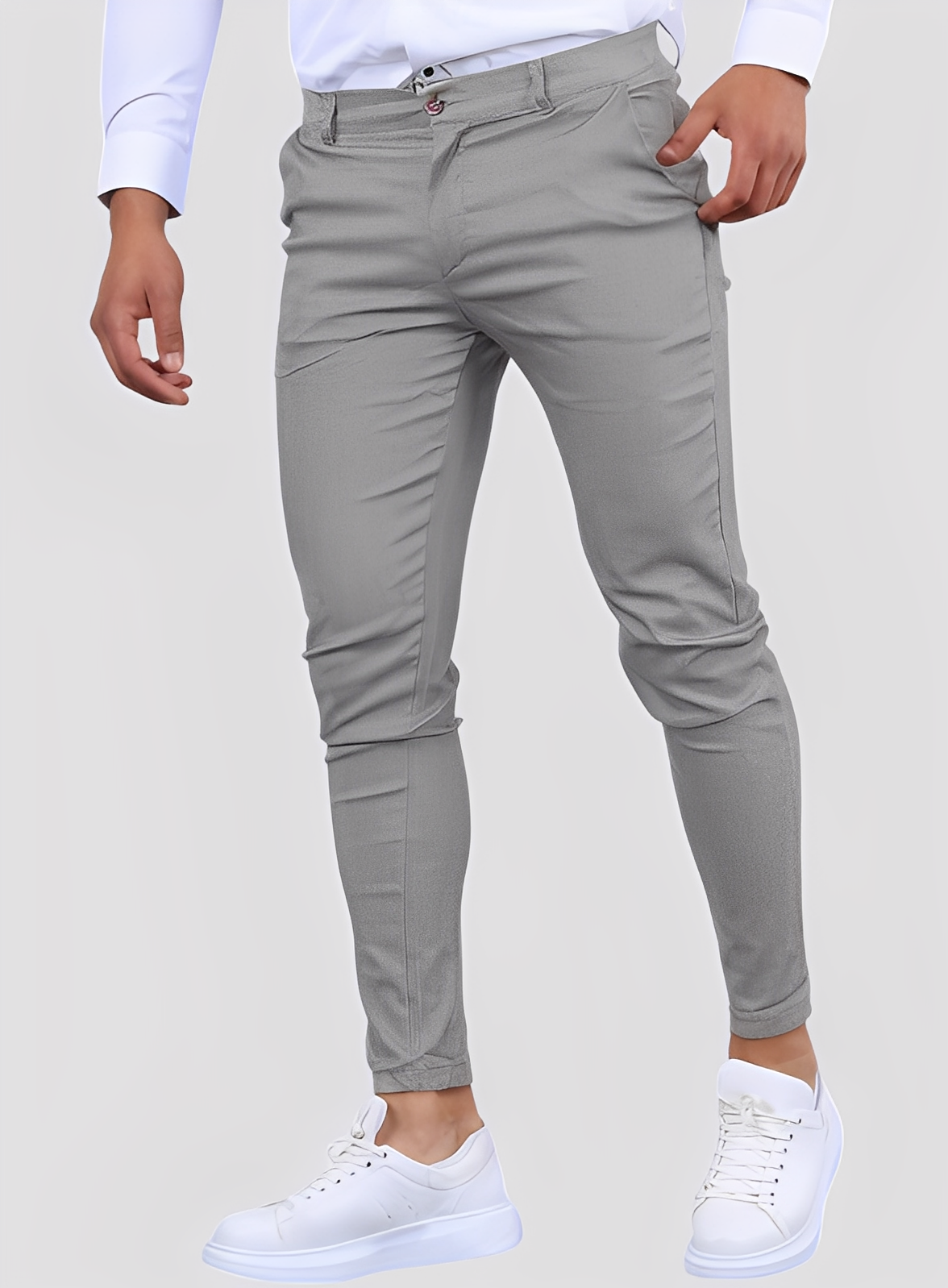 Reynard - Pantalon formel et confortable pour hommes, coupe ajustée