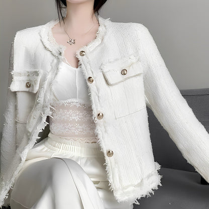 Rexanne - Blazer chic et court avec poches pour femmes