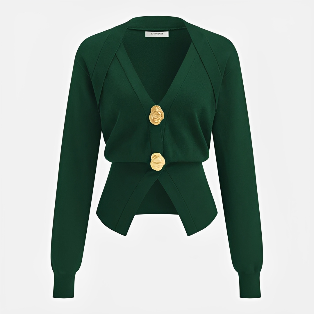 Kisha - Gilet Chic au Col en V