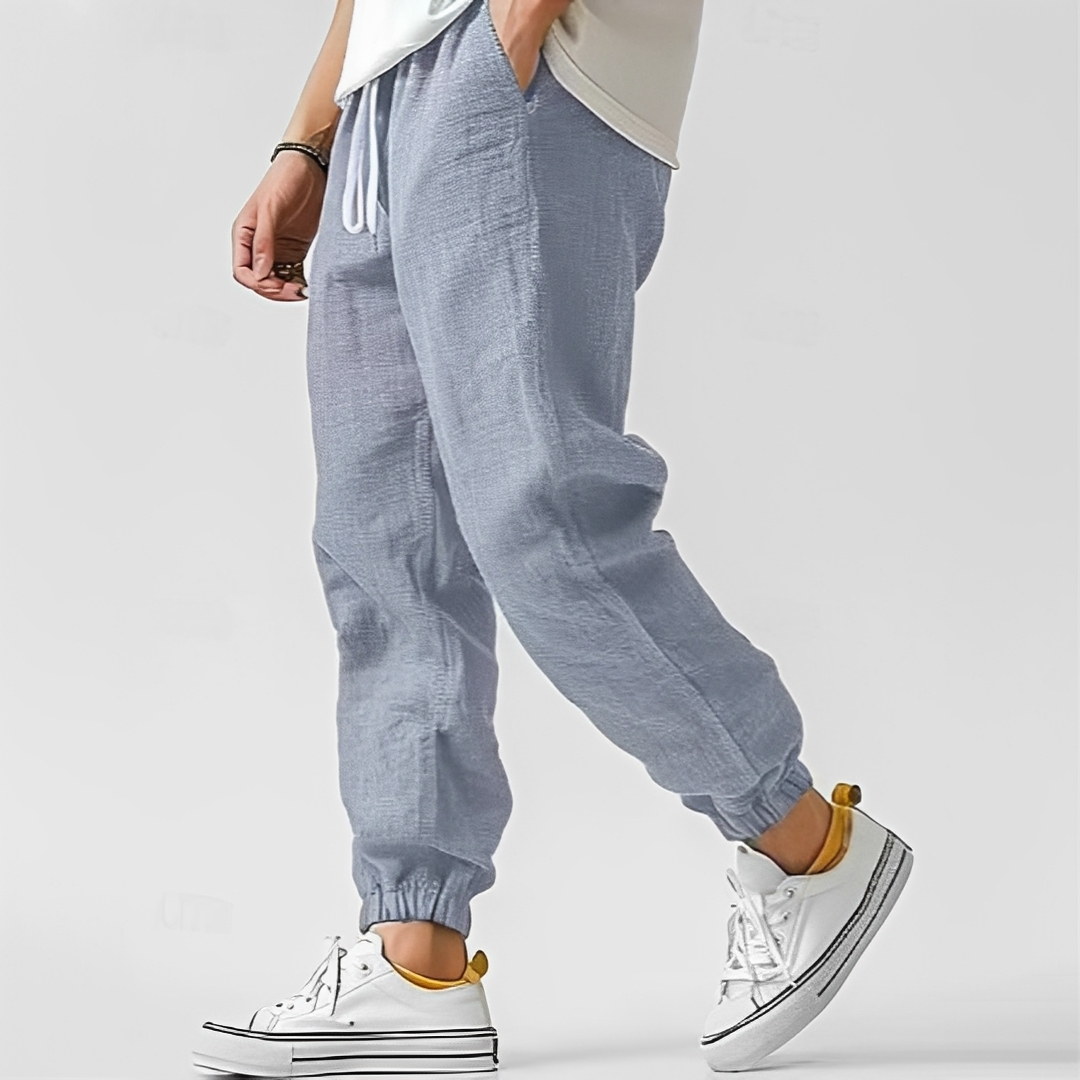 Robin - Un pantalon d'été élégant et polyvalent pour homme