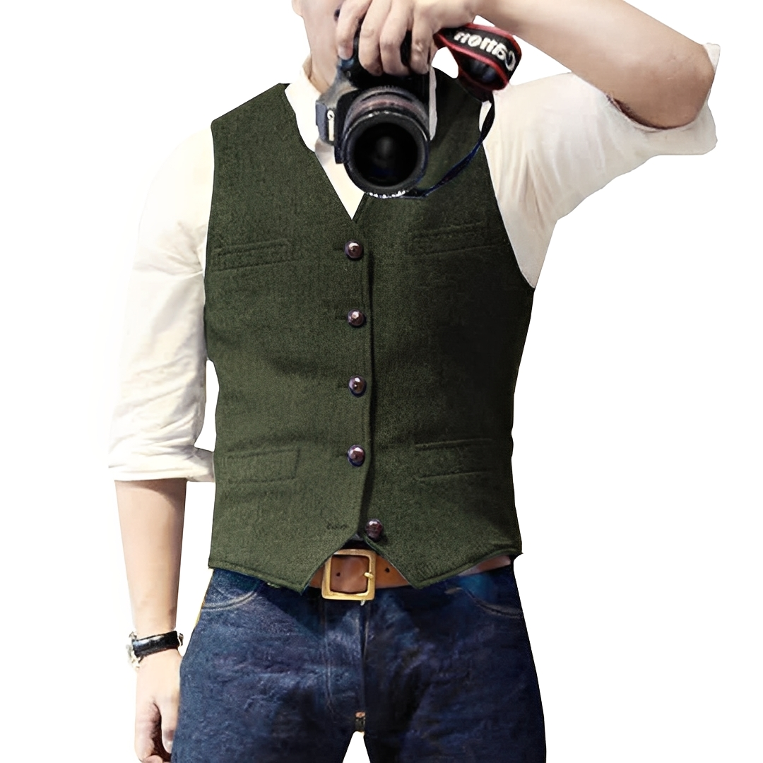 Ismaël - Stylish and Casual Autumn Vest for Men