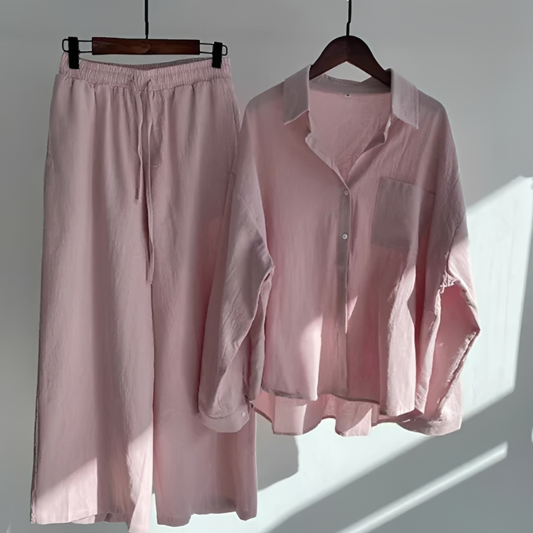 Madalynn - Ensemble Pantalon Coupe Ample