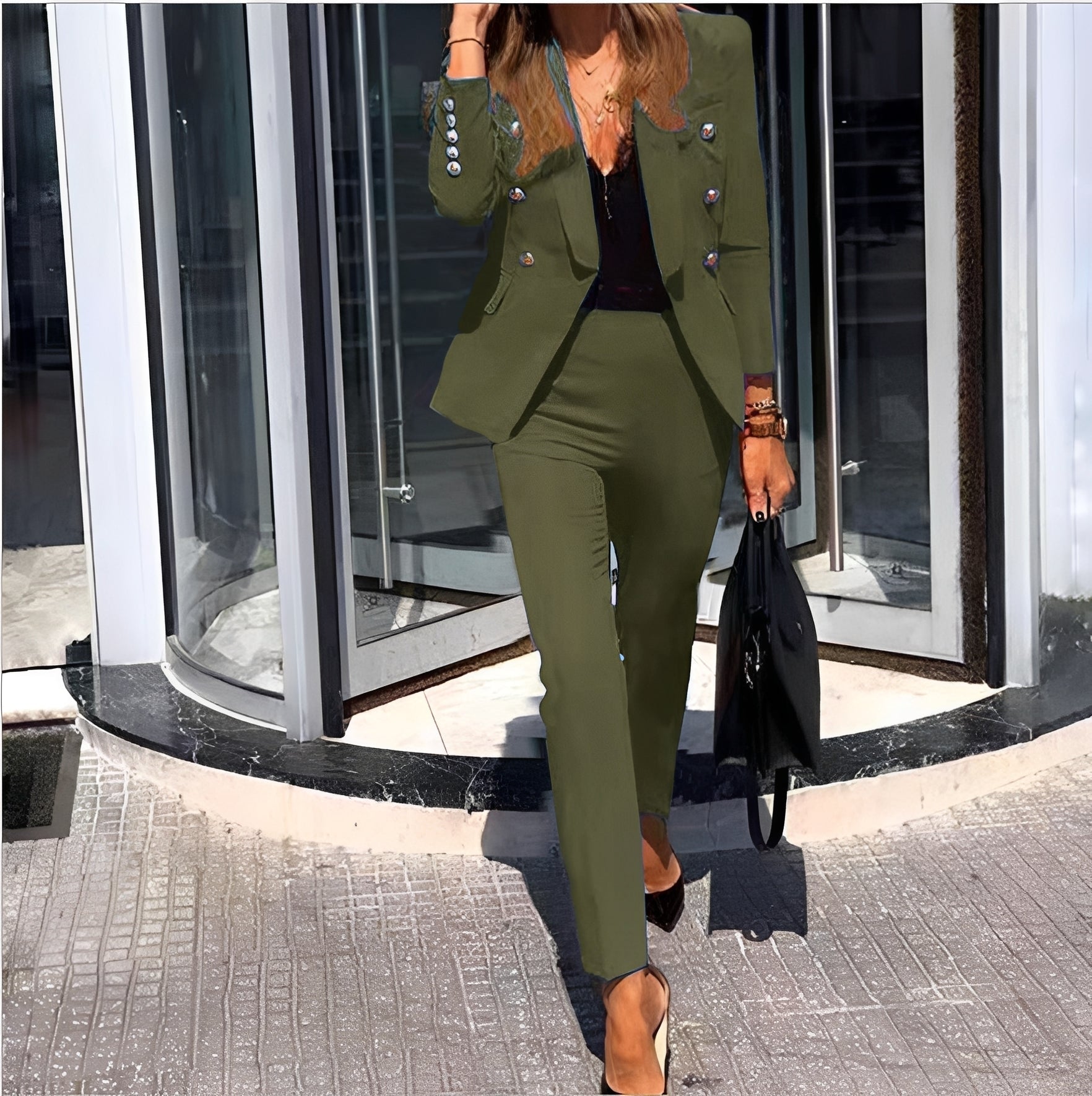 Erika - Ensemble moderne de blazer et pantalon pour femmes