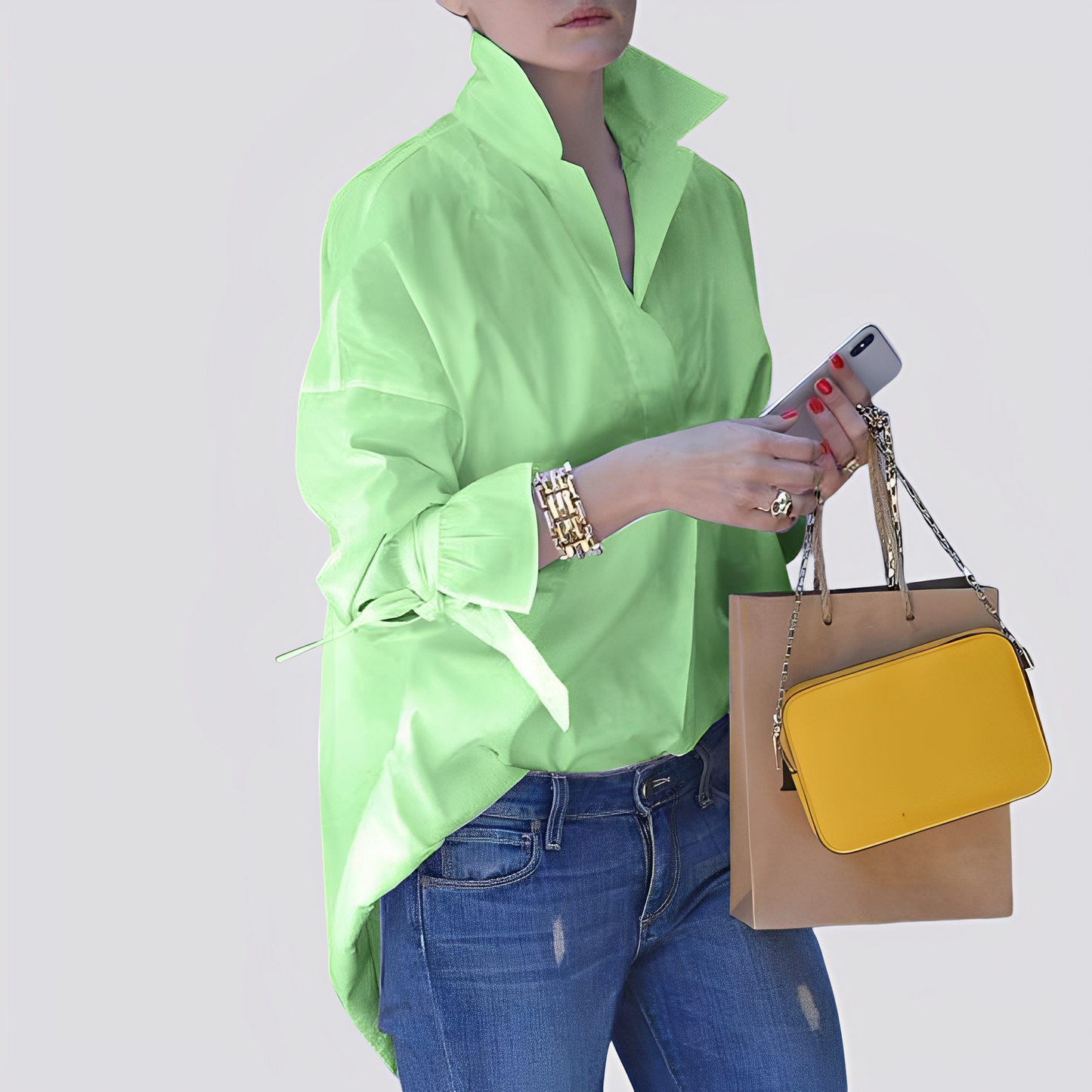 Monica - Blouse féminine décontractée et confortable