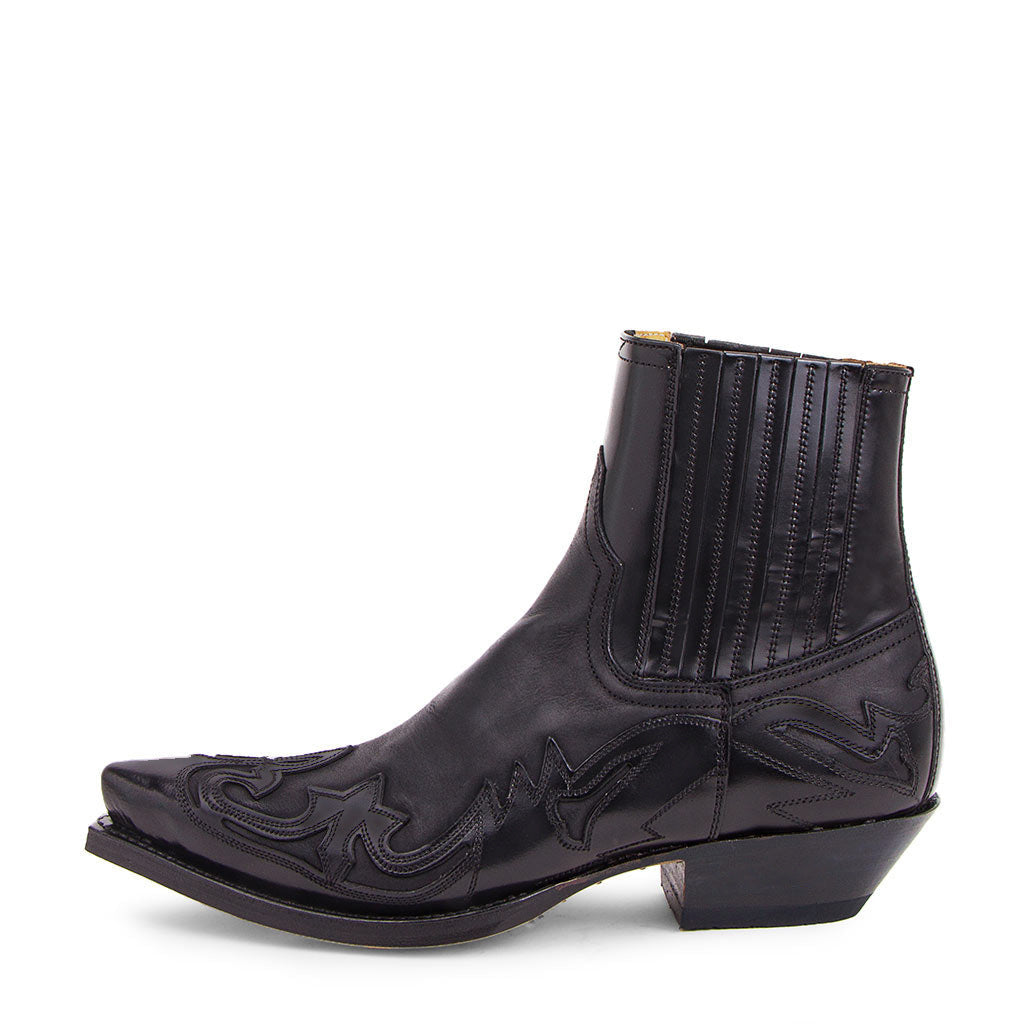 Geraldine - Bottes de cowboy rétro en cuir pour femmes