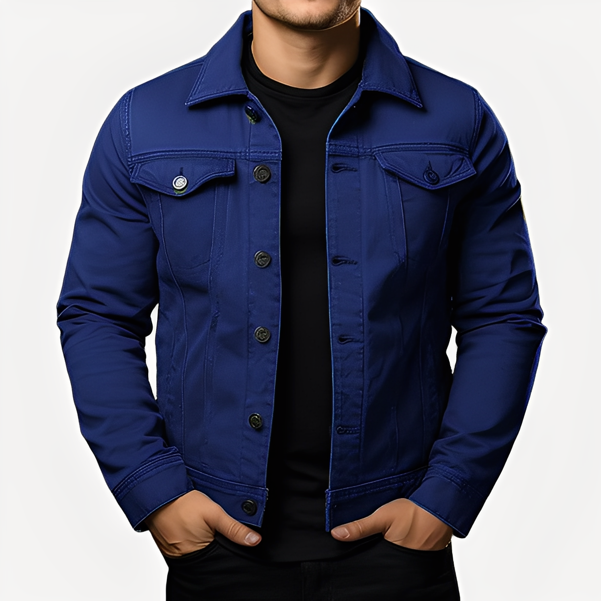 Smith - Manteau épais classique pour hommes