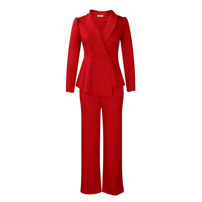 Shania - Elegantes Damenensemble mit tailliertem Blazer