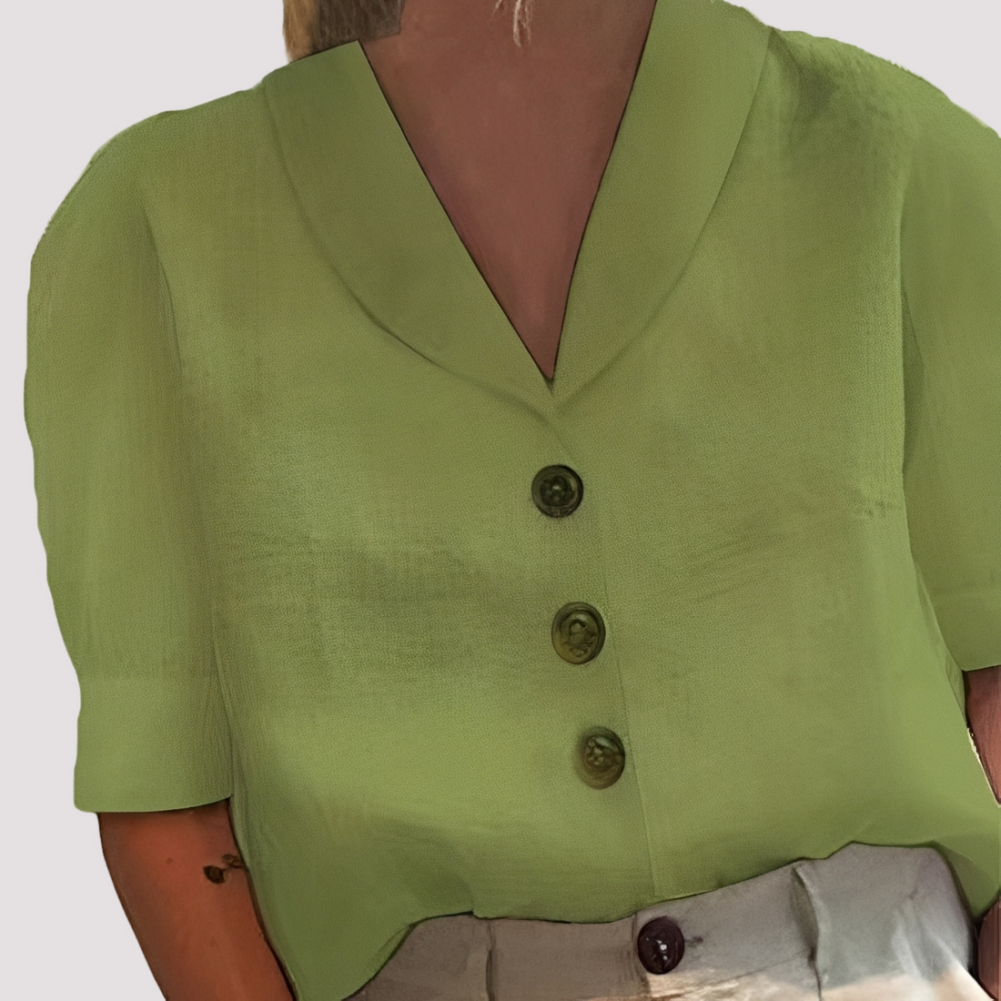 Mariyah - Blouse élégante avec col en V