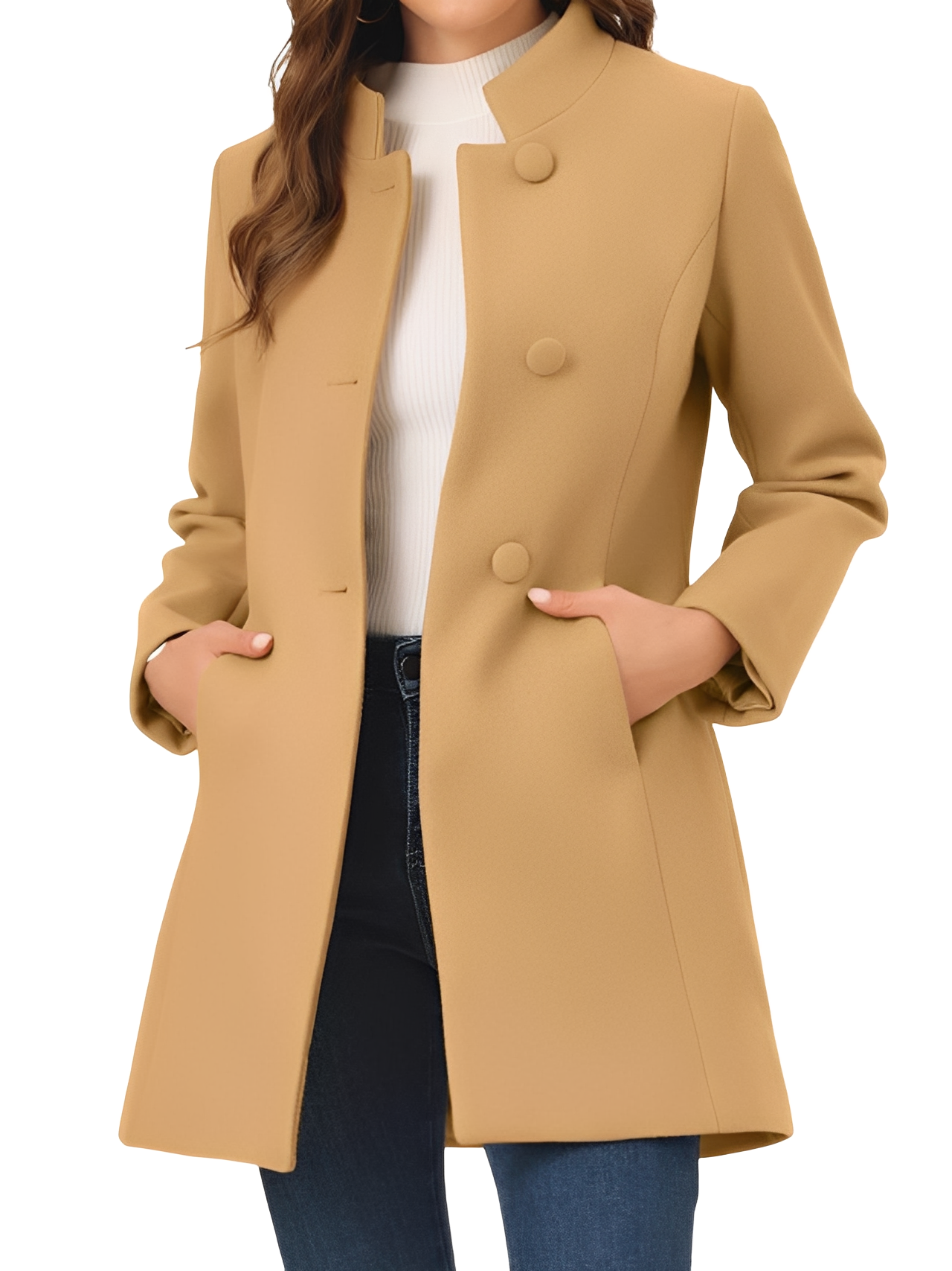 Kaitlyn - Veste chic et cintrée avec boutons pour femmes