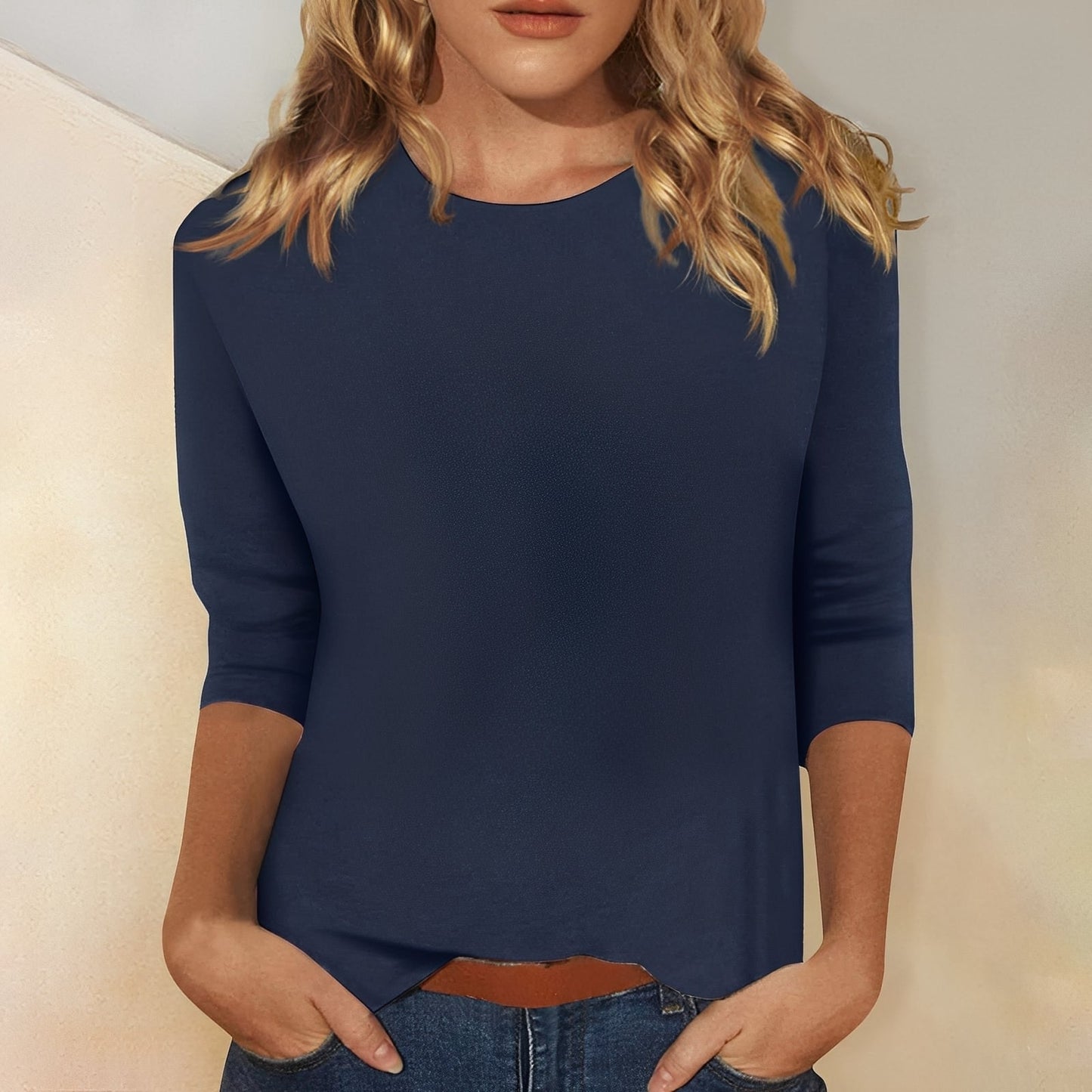 Louisa - Chemise simple et décontractée à manches longues pour femmes