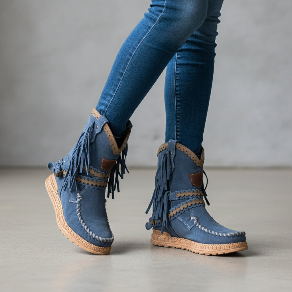 Brianna - Bottines Élégantes au Style Bohème