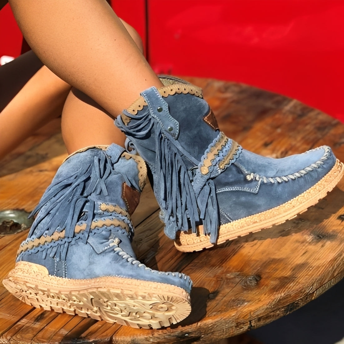 Brianna - Bottines Élégantes au Style Bohème