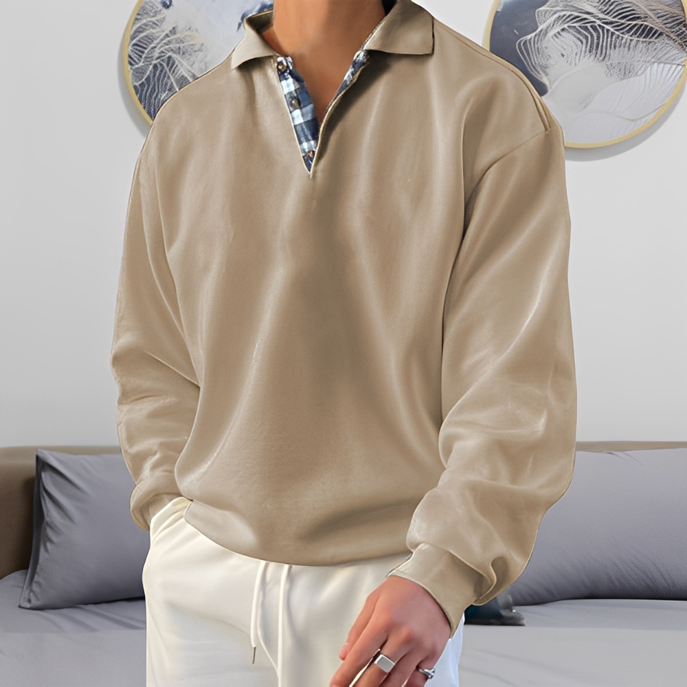 Colsen - Sweat moderne avec zip pour hommes
