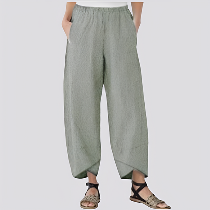 Jessica - Pantalon élégant à jambe large pour femmes