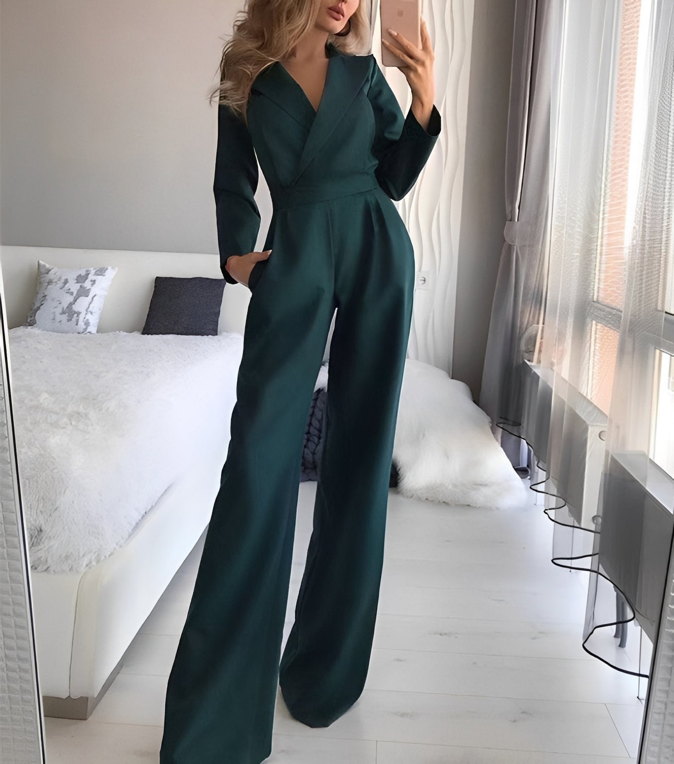 Holly - Eleganter und figurbetonter Overall für Damen