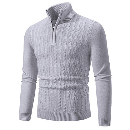 Derryl - Eleganter gestrickter Pullover mit Zopfmuster für Herren