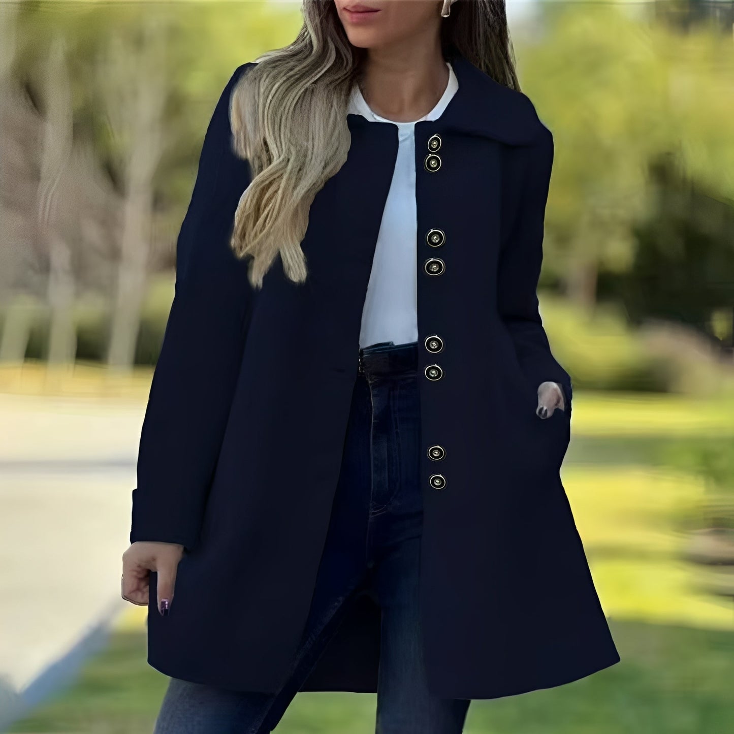 Amelia - Modischer und zeitgemäßer Fleece-Mantel für Damen