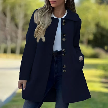 Amelia - Modischer und zeitgemäßer Fleece-Mantel für Damen