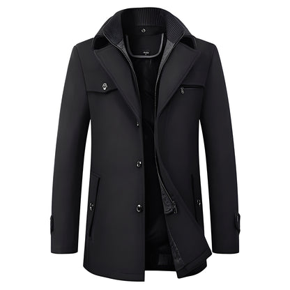 Hubert - Warm and fashionable winter coat for men
