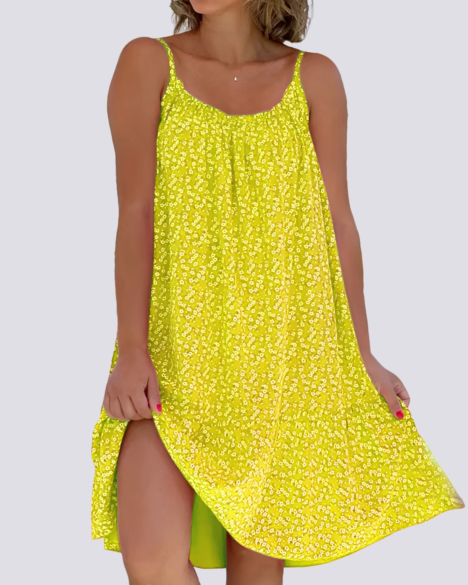 Alannah - Robe Mini Fleurie Élégante